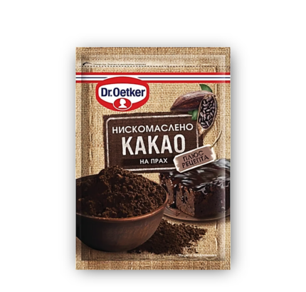 Пакет Какао на прах на д-р Йоткер от 50гр.