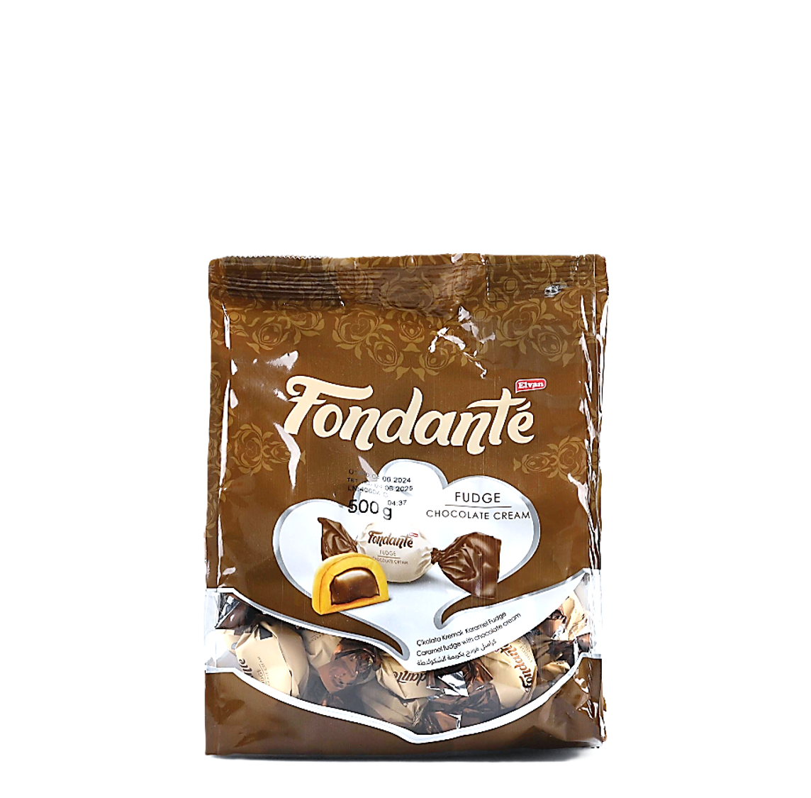 ELVAN FONDANTE FUDGE 500г Бонбони Елван фъдж с шоколадов център в пакет от 500гр.