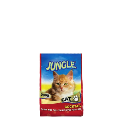 Суха храна Джънгъл микс за котки 200GR.