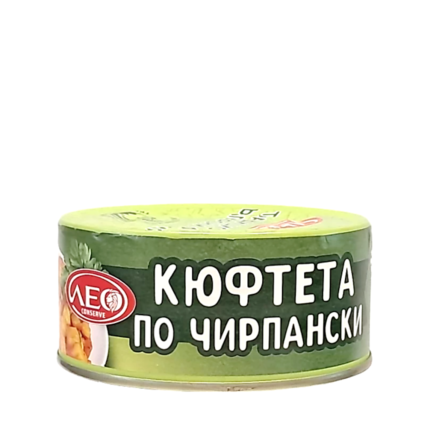 Готово ястие кюфтета по чирпански Leo в кутия от 300 грама