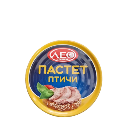Голяма макси опаковка лек птичи пастет Leo от 180 грама