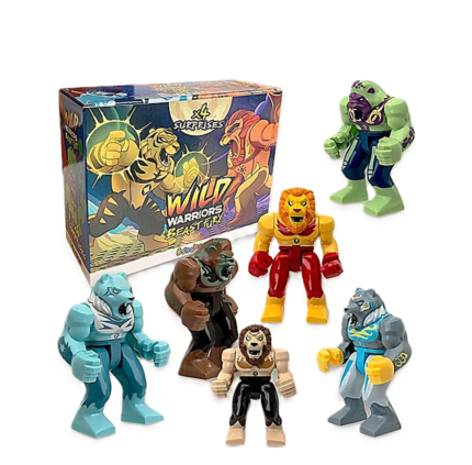 SBABAM Wild Warriors фигурки на животни воини за игра и колекциониране