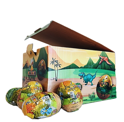 WILD DINOS – ШОКОЛАДОВИ ЯЙЦА С ИГРАЧКА 24x25г