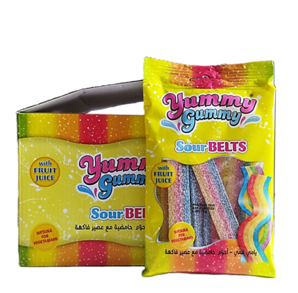 YUMMY GUMMY – СЛАДКО-КИСЕЛИ ЖЕЛИРАНИ ЛЕНТИЧКИ 12x80г