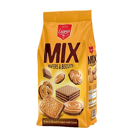 LEONA Mix вафли и бисквити 250г