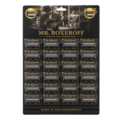 MR BOXEROFF самобръсначка с 3 остриета комплект 24 броя