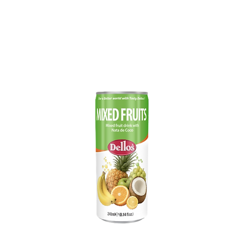 Dellos плодов микс кен 240мл