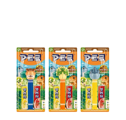 PEZ Jurassic World бонбони с диспенсър и динозавър