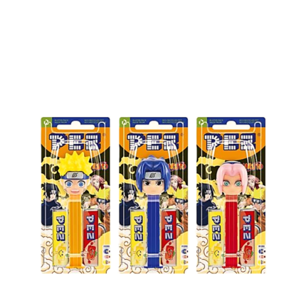 PEZ Naruto бонбони с диспенсър