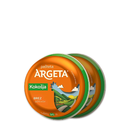 Argeta Duo пилешки пастет 2x95г