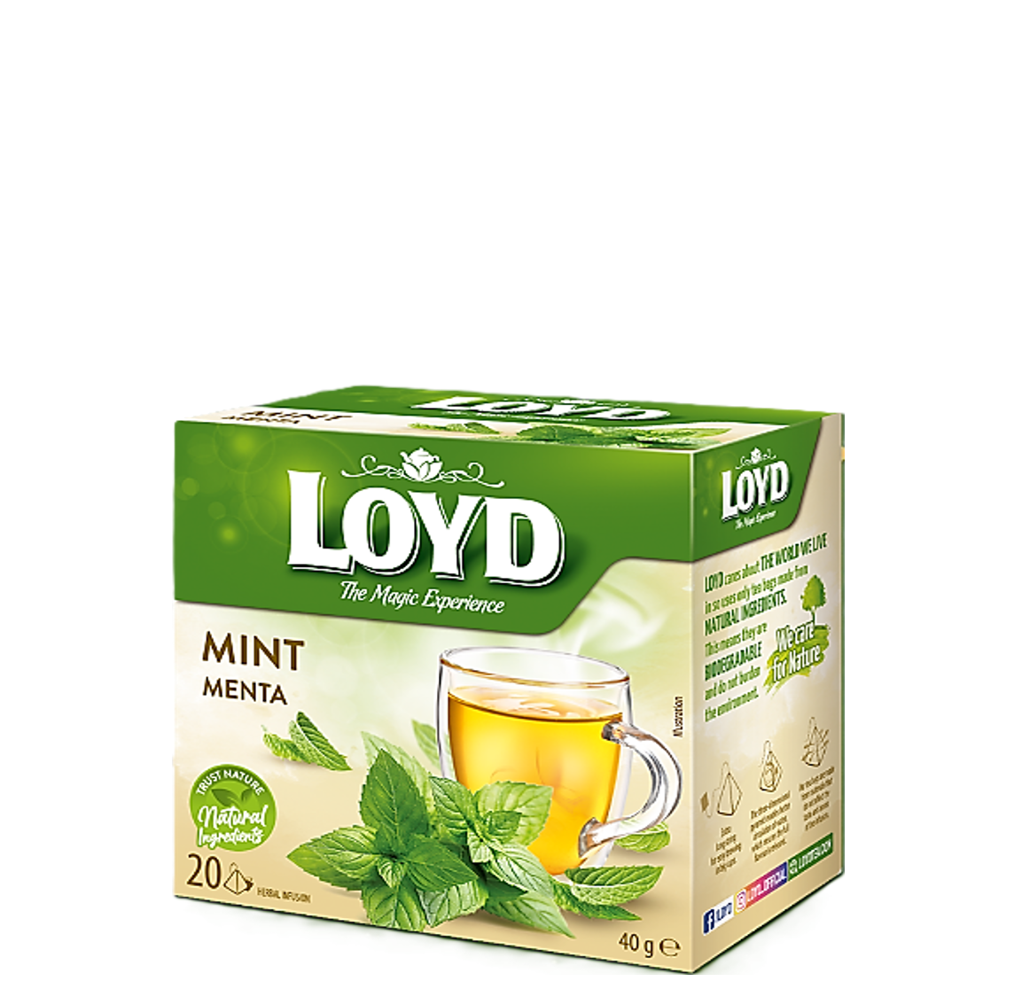 LOYDS MINT LOYD билков чай мента 20 пакетчета