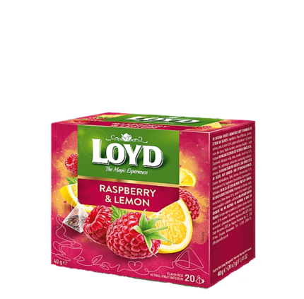 LOYD плодов чай малина и лимон 20 пакетчета